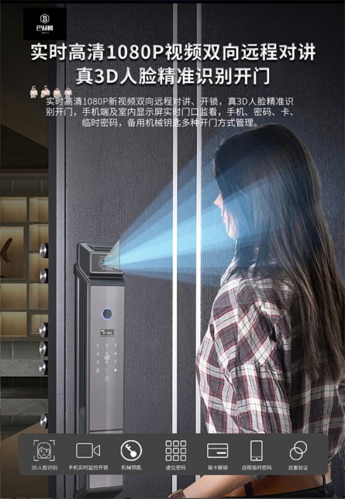 ：品质生活的安全卫士AG真人巴赫姆智能锁(图2)